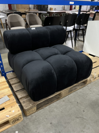 Tropea Modulair Bank fauteuil Milo Casa, Zwart